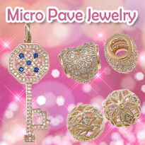 Cubic Zirconia Micro Pave Jewelry