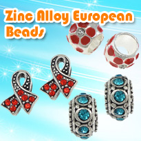 Zinc Alloy European Beads
